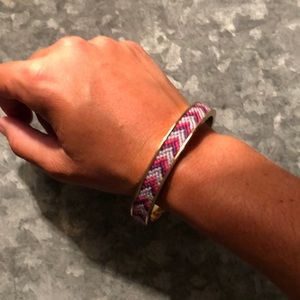 Kate Spade Gold & Pink Friendship Bangle Bracelet